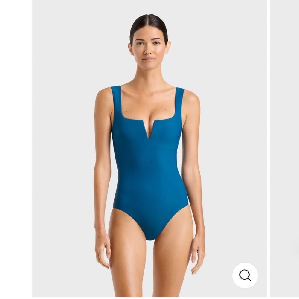 NWT Bondi Born Clemence Sculpteur One Piece Swimsuit Tropico Blue XXL B-DD